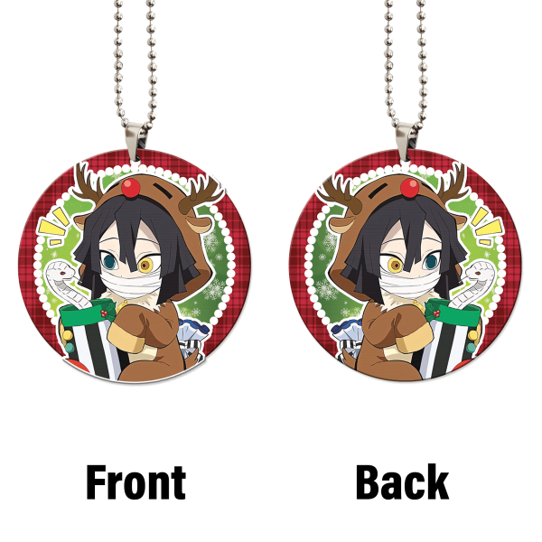 Demon Slayer Car Accessories Anime Car Ornament Obanai Iguro Christmas