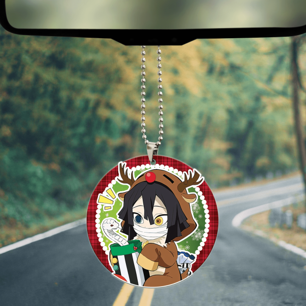 demon slayer car accessories anime car ornament obanai iguro christmas ws4hd