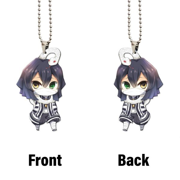 Demon Slayer Car Accessories Anime Car Ornament Obanai