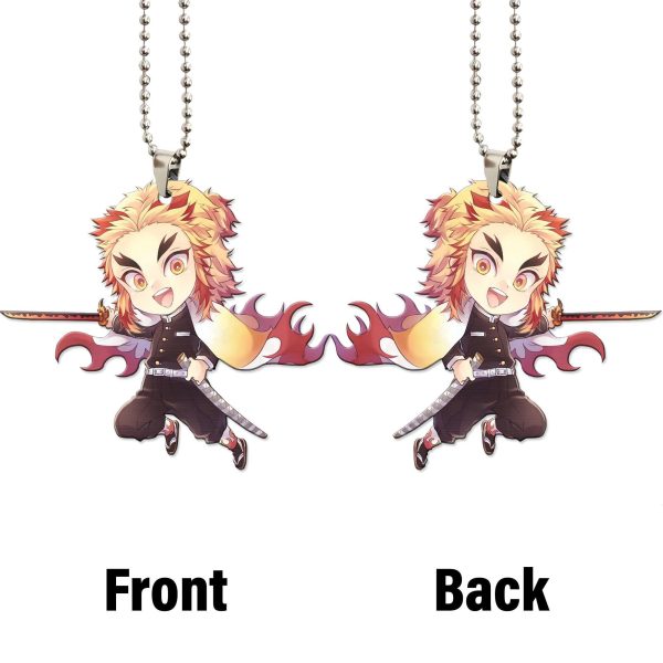 demon slayer car accessories anime car ornament rengoku xxsph