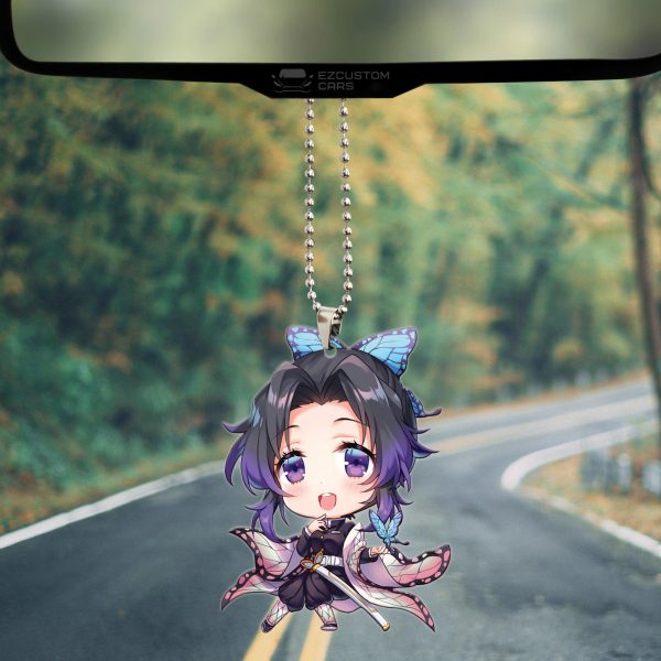 demon slayer car accessories anime car ornament shinobu kocho 7omoh