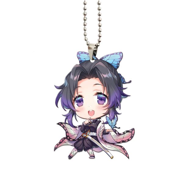 demon slayer car accessories anime car ornament shinobu kocho fiqts