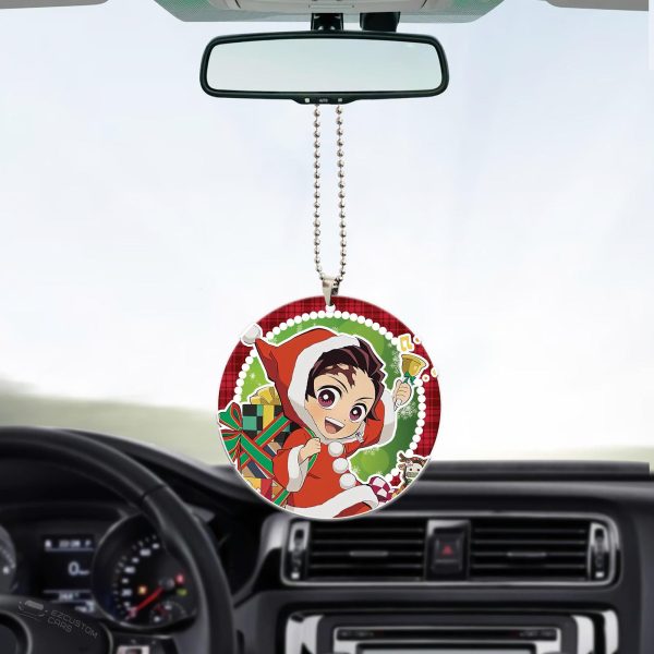 Demon Slayer Car Accessories Anime Car Ornament Tanjiro Kamado