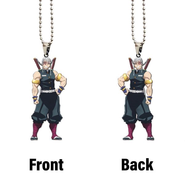 Demon Slayer Car Accessories Anime Car Ornament Tengen Uzui