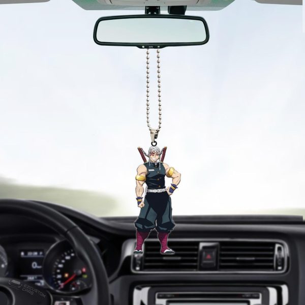 Demon Slayer Car Accessories Anime Car Ornament Tengen Uzui
