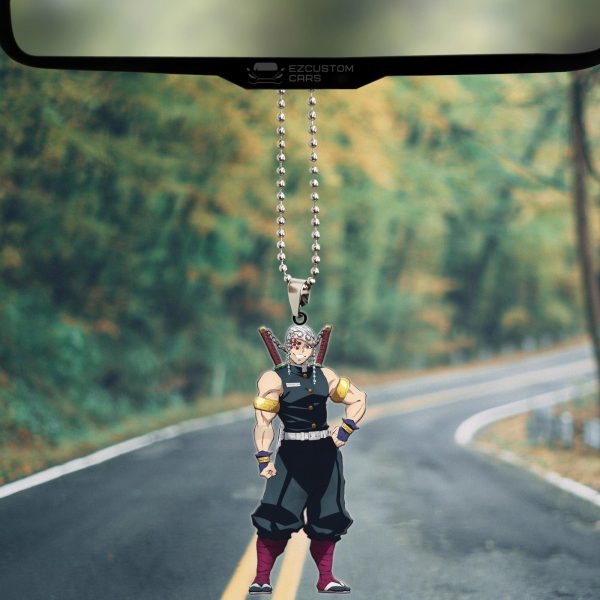 demon slayer car accessories anime car ornament tengen uzui gwzwo