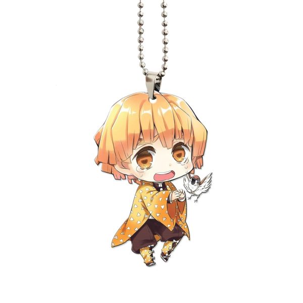 demon slayer car accessories anime car ornament zenitsu agatsuma kczbi
