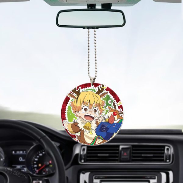 Demon Slayer Car Accessories Anime Car Ornament Akaza Christmas