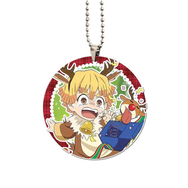 demon slayer car accessories anime car ornament zenitsu christmas yrrt1