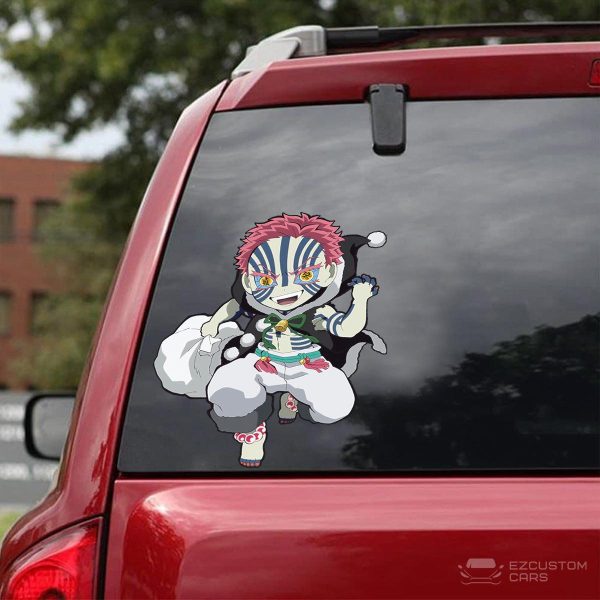 demon slayer car accessories anime car sticker akaza christmas gd9ci