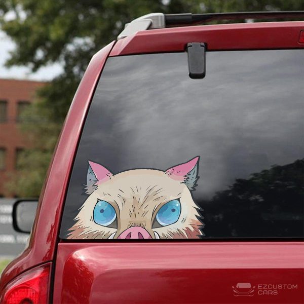 demon slayer car accessories anime car sticker hashibira inosuke gifts for fans l3qxm