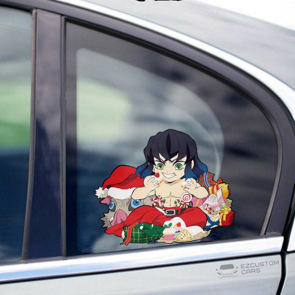 Demon Slayer Car Accessories Anime Car Sticker Inosuke Hashibira Christmas