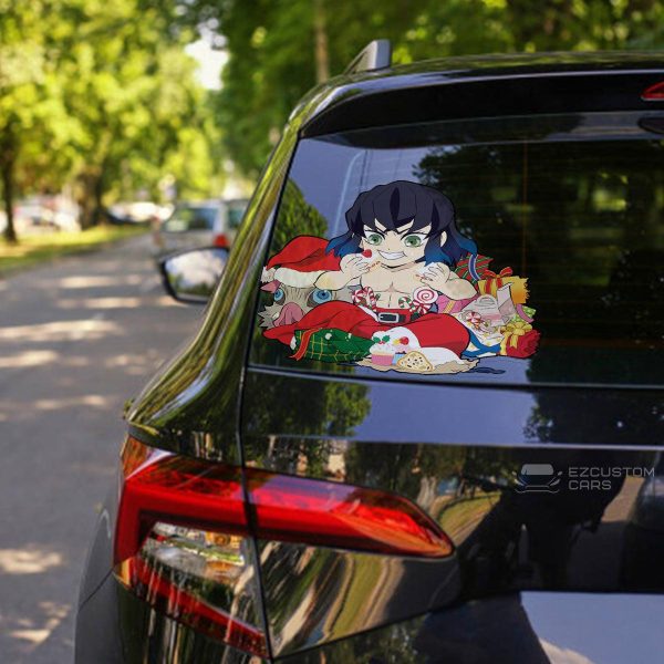 Demon Slayer Car Accessories Anime Car Sticker Inosuke Hashibira Christmas
