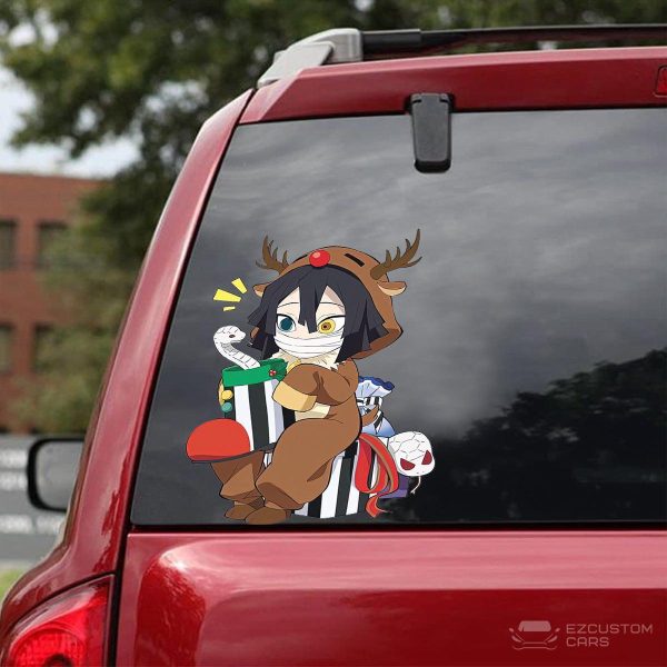 demon slayer car accessories anime car sticker obanai iguro christmas qu1xu
