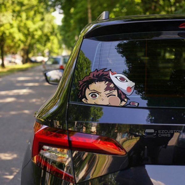 Demon Slayer Car Accessories Anime Car Sticker Tanjiro Kamado Christmas