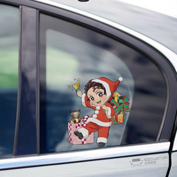 Demon Slayer Car Accessories Anime Car Sticker Tanjiro Kamado Christmas