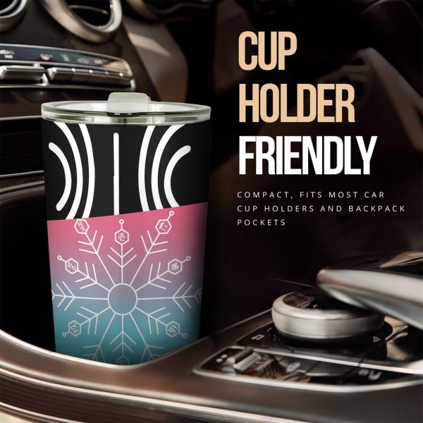demon slayer car accessories anime car tumblers cup akaza vkrwn
