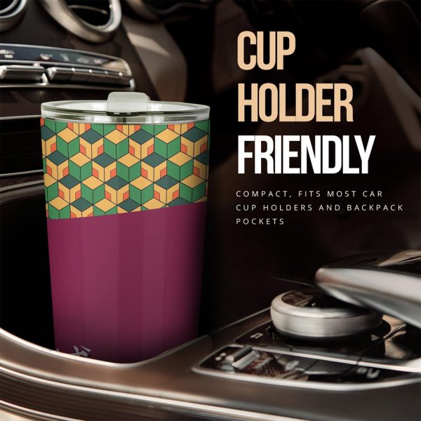 demon slayer car accessories anime car tumblers cup giyu tomioka 6cm0r