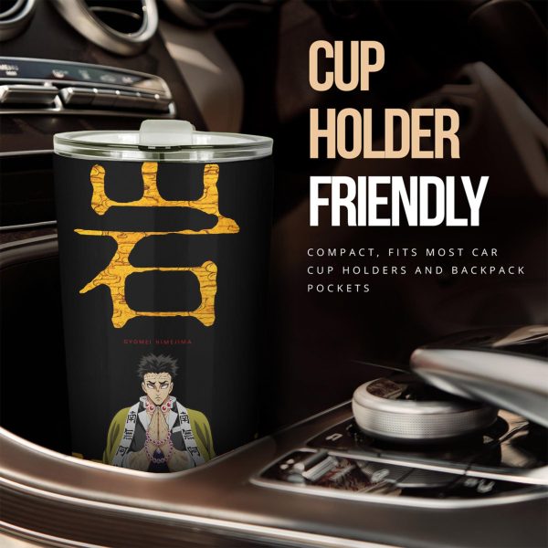 demon slayer car accessories anime car tumblers cup gyomei himejima x symbol asfbt