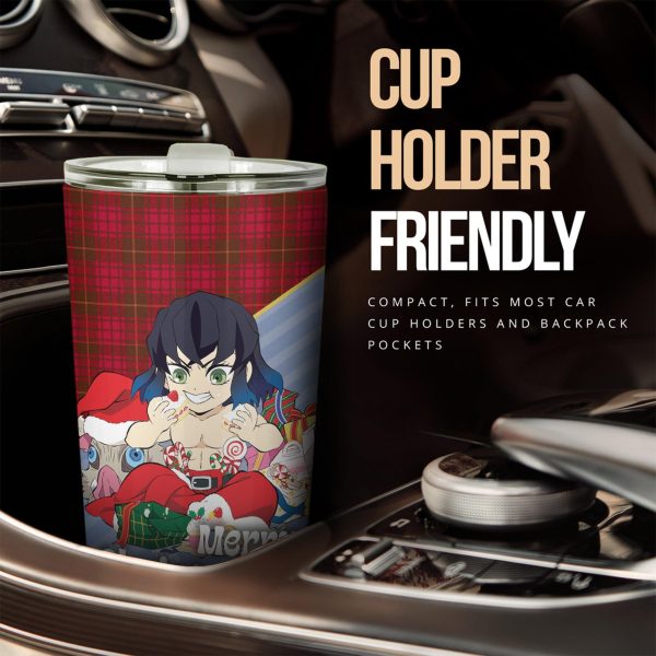 demon slayer car accessories anime car tumblers cup inosuke hashibira christmas dmgve