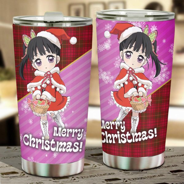 Anime Tumbler Mug Demon Slayer Cups Kanao Tsuyuri Car Accessories
