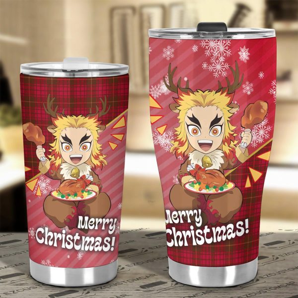 demon slayer car accessories anime car tumblers cup kyojuro rengoku christmas ieeu3