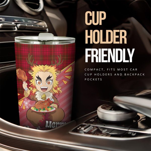 demon slayer car accessories anime car tumblers cup kyojuro rengoku christmas pfrdo