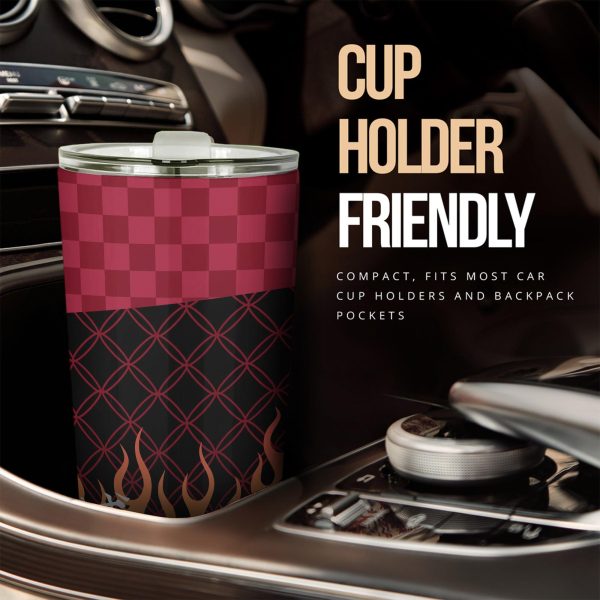 demon slayer car accessories anime car tumblers cup kyojuro rengoku jglcx