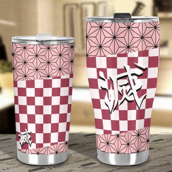 demon slayer car accessories anime car tumblers cup nezuko kamado ino3t