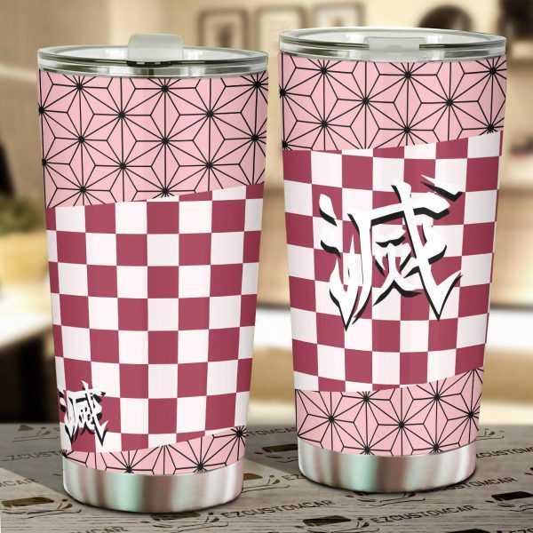 Demon Slayer Car Tumbler Cup Nezuko Kamado Car Accessories