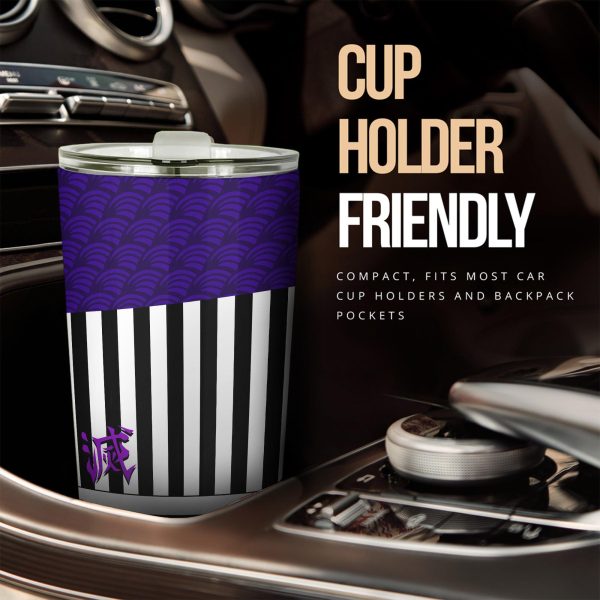 demon slayer car accessories anime car tumblers cup obanai iguro dgoml