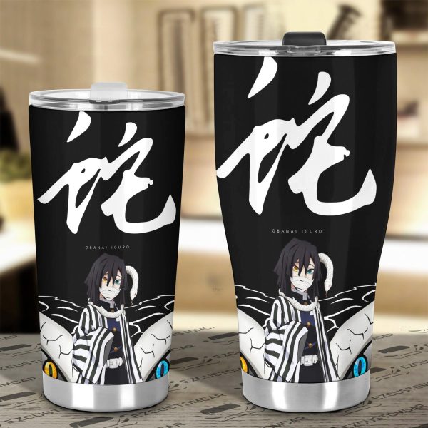 demon slayer car accessories anime car tumblers cup obanai iguro x symbol vv9aj