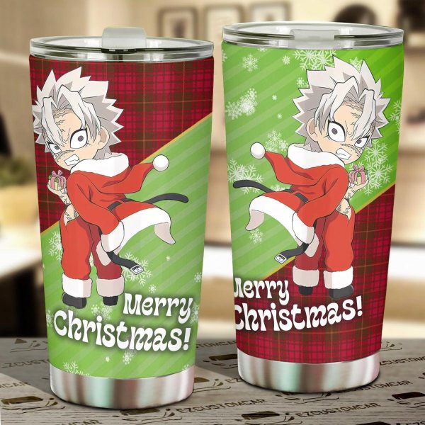 Demon Slayer Car Accessories Anime Car Tumblers Cup Sanemi Shinazugawa x Symbol