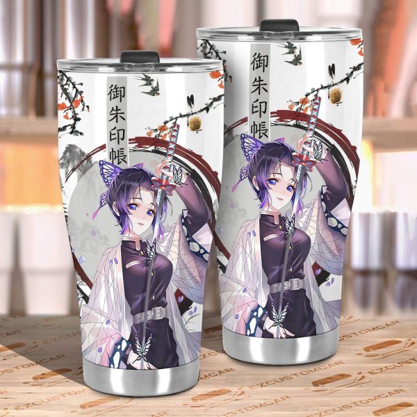 demon slayer car accessories anime car tumblers cup shinobu japanese style 8pzc6