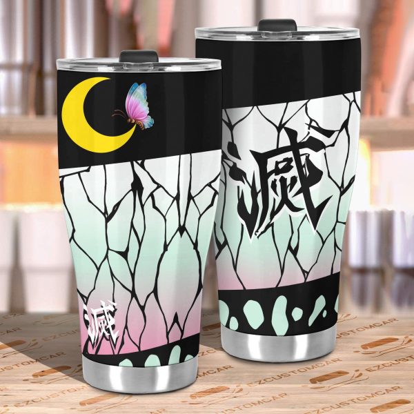 demon slayer car accessories anime car tumblers cup shinobu kocho spvme