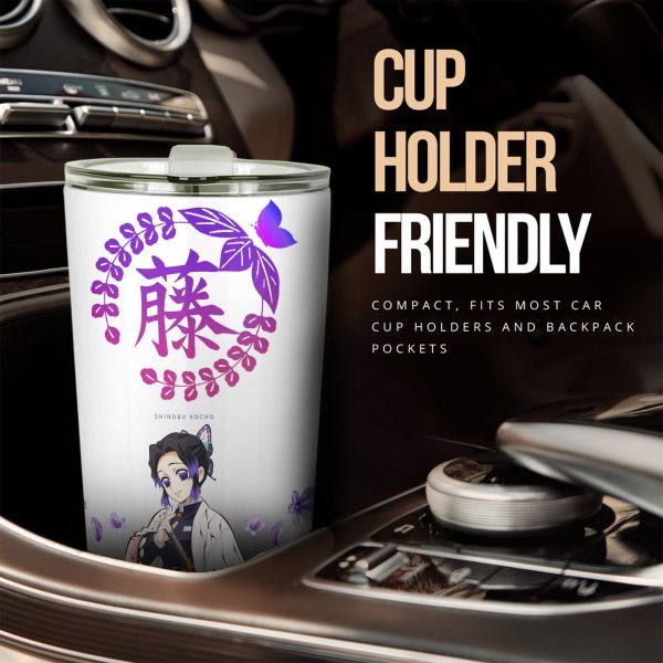 demon slayer car accessories anime car tumblers cup shinobu kocho x symbol v5bhr
