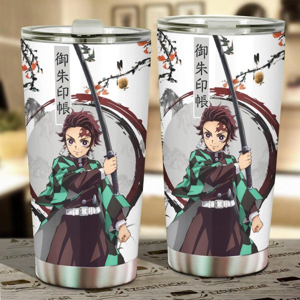 Demon Slayer Tumbler Anime Car Accessories Tanjiro