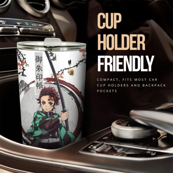 demon slayer car accessories anime car tumblers cup tanjiro japanese style kkyys