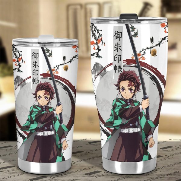 demon slayer car accessories anime car tumblers cup tanjiro japanese style ybbhh