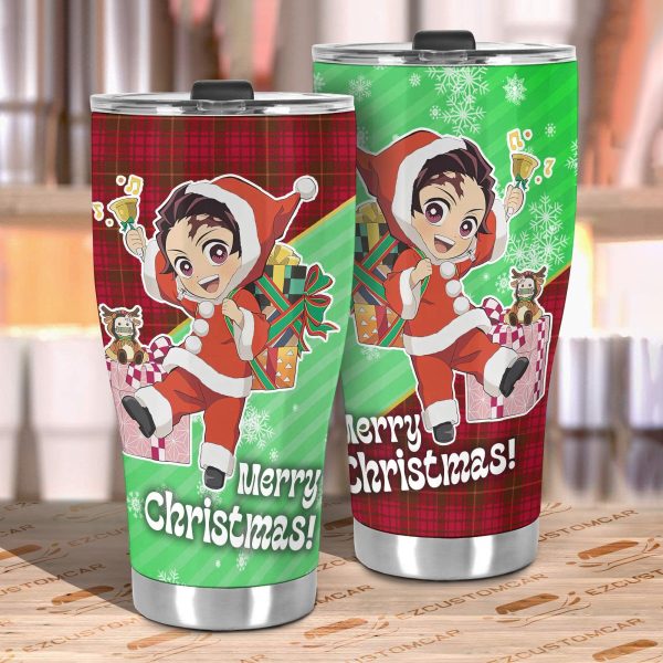 demon slayer car accessories anime car tumblers cup tanjiro kamado christmas 2bp7b