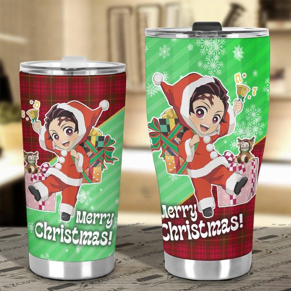 demon slayer car accessories anime car tumblers cup tanjiro kamado christmas ahyoh