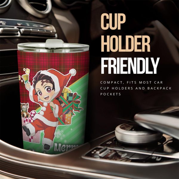 demon slayer car accessories anime car tumblers cup tanjiro kamado christmas dim0y