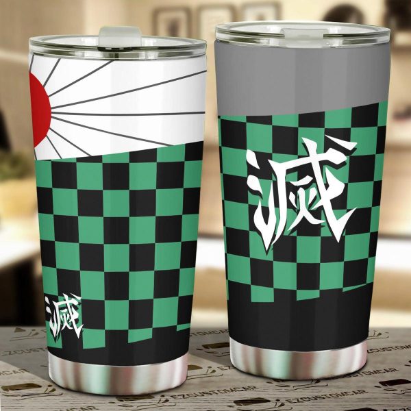 Demon Slayer Tumbler Anime Car Accessories Tanjiro
