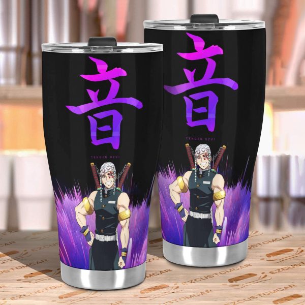 demon slayer car accessories anime car tumblers cup tengen uzui x symbol 5hsda