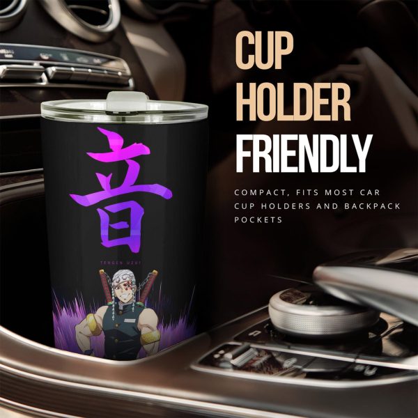 demon slayer car accessories anime car tumblers cup tengen uzui x symbol aust1