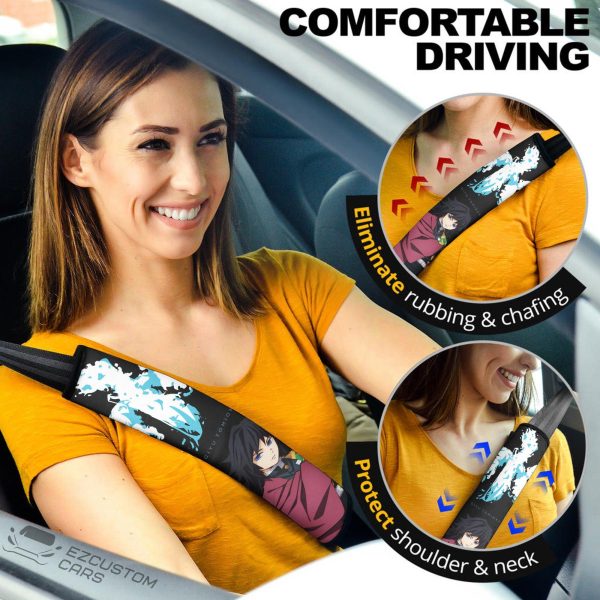 Demon Slayer Car Seat Covers  Giyu Tomioka x Symbol
