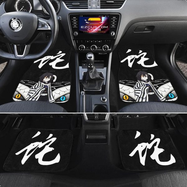 demon slayer car floor mats obanai iguro x symbol 2bsxm