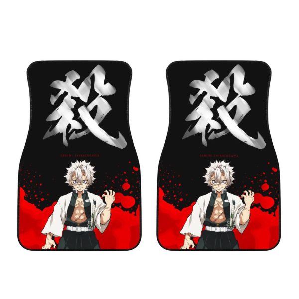 demon slayer car floor mats sanemi shinazugawa x symbol e5oxj