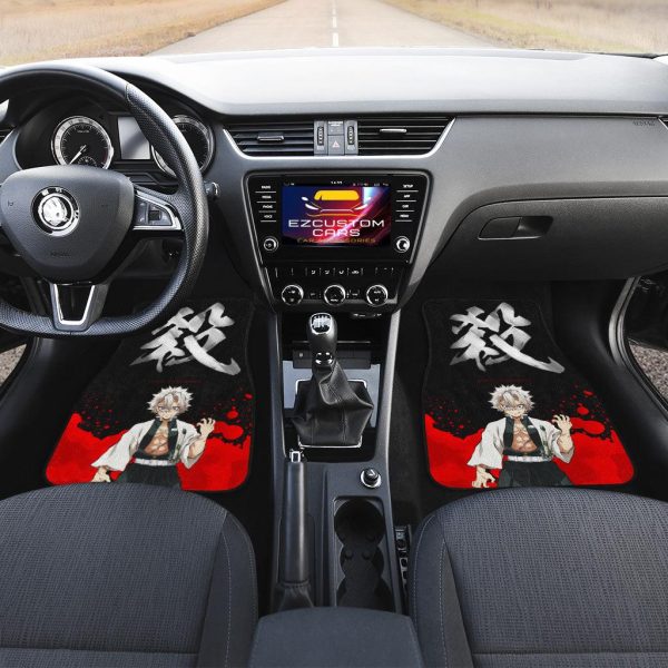 demon slayer car floor mats sanemi shinazugawa x symbol xdzwl