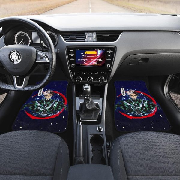 demon slayer car floor mats tanjiro water breathing ptqgq